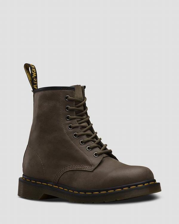 Dr Martens Dámské Kotníkové Boty 1460 Dusky Olivy Zelené, CZ-514089